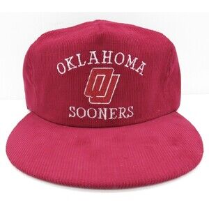 RARE Vintage Oklahoma Sooners Corduroy Hat University Square